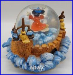 Disney Mickey Mouse Musical Snow Globe The Sorcerer's Apprentice
