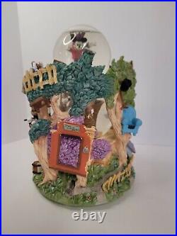 Disney Mickey Mouse Silly Symphonies band LARGE Double bubble snow globe Musical