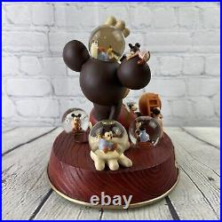 Disney Mickey Mouse Snow Globe Music Box Mickey's Nightmare