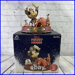 Disney Mickey Mouse Snow Globe Music Box Mickey's Nightmare