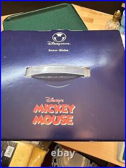Disney Mickey Mouse Snow Globe Music Box Mickey's Nightmare 1932 NIB