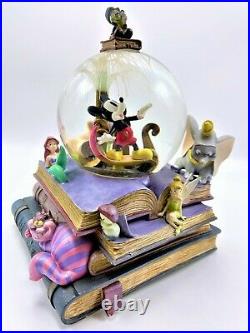 Disney Mickey Mouse Storybook Friends Musical Fiber Optic Snow Globe
