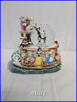 Disney Mickey's 75th Anniversary Steamboat Musical Snow Globe