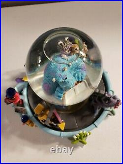 Disney Monsters Inc. Musical Monstropolis Snow Globe with Mike Sully & Boo