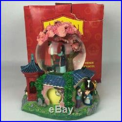 Disney Mulan Reflections Music Playing Snow Globe with Box Excellent Condition