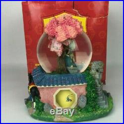 Disney Mulan Reflections Music Playing Snow Globe with Box Excellent Condition