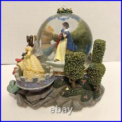 Disney Multi Princesses Musical Snow Globe Once Upon A Dream WithBox WORKS