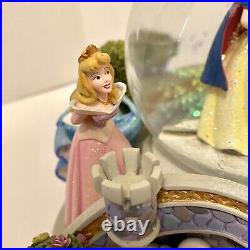 Disney Multi Princesses Musical Snow Globe Once Upon A Dream WithBox WORKS