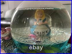 Disney Musical Alice In Wonderland Snow Globe All in the Golden Afternoon