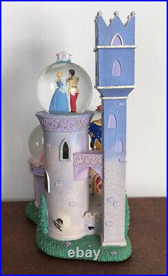 Disney Musical Box Snow globe Beauty And The Beast Cinderella Aurora