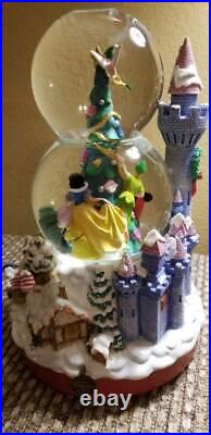 Disney Musical Christmas Snow Globe Castle 12 tall PICK UP FLORIDA ONLY