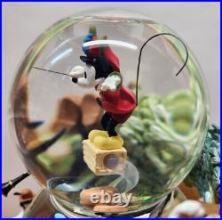 Disney Musical Mickey Mouse Symphony band Concert Double Snow Globe