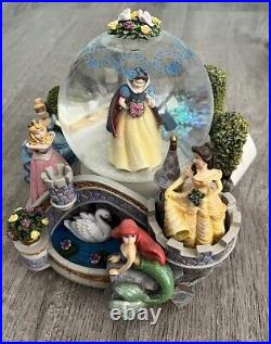 Disney Musical Multi Princess Snow Globe With Tune Once Upon A Dream With Box