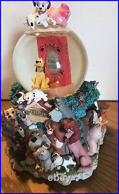 Disney Musical Picture Snow Globe Best of Friends! Cats and Dogs See Details