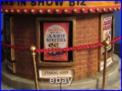 Disney Musical Snow Globe 8 inch Mickey & Minnie 70th Anniversary Waltz
