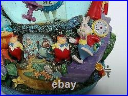 Disney Musical Snow Globe Alice in Wonderland All In The Golden Afternoon