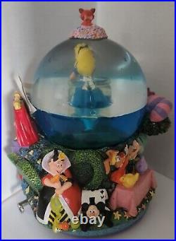 Disney Musical Snow Globe Alice in Wonderland In the Golden Afternoon