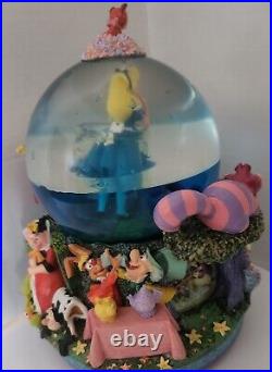 Disney Musical Snow Globe Alice in Wonderland In the Golden Afternoon