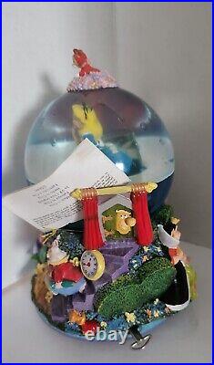 Disney Musical Snow Globe Alice in Wonderland In the Golden Afternoon