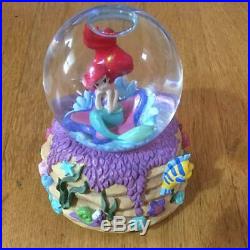 Disney Musical Snow Globe Ariel Under The Sea Flounder Little Mermaid princess