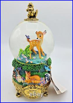 Disney Musical Snow Globe Bambi Masters of Animation Frank Thomas Flower Song