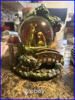 Disney Musical Snow Globe Lady And The Tramp With Bella Note This Is The Night