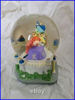 Disney Musical Snow Globe Lot Cinderella, Snow White, Sleeping Beauty