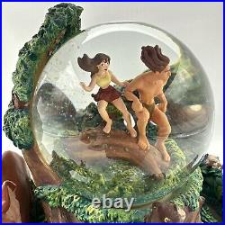 Disney Musical Snow Globe Tarzan Two Worlds 1998 Read