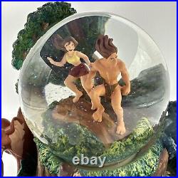Disney Musical Snow Globe Tarzan Two Worlds 1998 Read