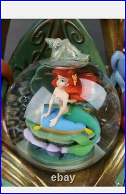 Disney Musical Snow Globe The Little Mermaid Daughters Of Triton. Very RARE
