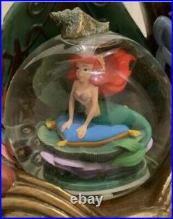 Disney Musical Snow Globe The Little Mermaid Daughters Of Triton. Very RARE