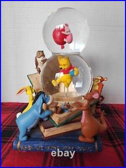 Disney Musical Winnie The Pooh When We Were Young Double Snow globe