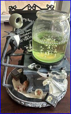 Disney Nightmare Before Christmas Jacks Science Project Music Snow Globe