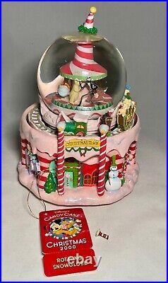 Disney Nightmare Before Christmas Lighted Music Box Snow Globe Christmas Town