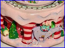 Disney Nightmare Before Christmas Lighted Music Box Snow Globe Christmas Town