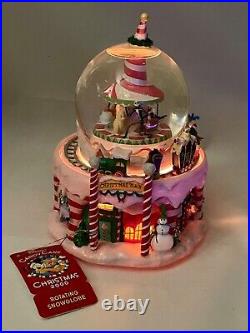 Disney Nightmare Before Christmas Lighted Music Box Snow Globe Christmas Town