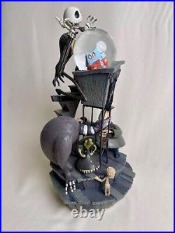 Disney Nightmare Before Christmas Snow Globe 10th Anniversary Music Box RARE