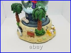 Disney Parks Exclusive Cast Away Cay Musical Lighted Animated Water Globe Rare