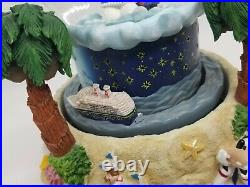 Disney Parks Exclusive Cast Away Cay Musical Lighted Animated Water Globe Rare