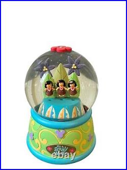 Disney Parks It's a Small World Musical Snow Globe Retired Rare