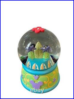Disney Parks It's a Small World Musical Snow Globe Retired Rare