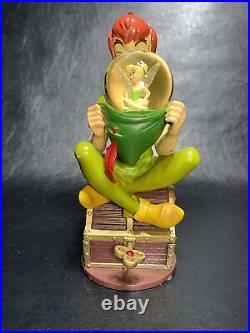 Disney Parks Peter Pan Tink Globe Music Box. Rare Find No Box
