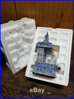 Disney Peter Pan Snow Globe You Can Fly London Big Ben Clock Tower Music Box