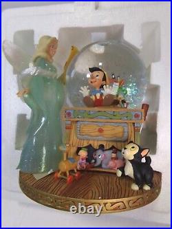 Disney Pinocchio Blue Fairy Snow Globe Musical #15151101 in Box 081122WBAN