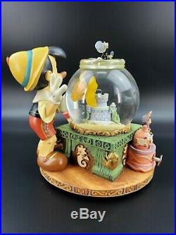 Disney Pinocchio Cleo Figaro Musical Snow Globe Toyland Victor Herbert with Box