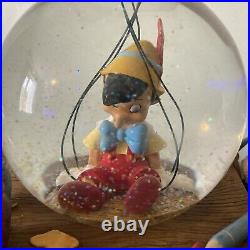 Disney Pinocchio Musical Snow Globe I've Got No Strings rare