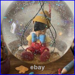 Disney Pinocchio Musical Snow Globe I've Got No Strings rare