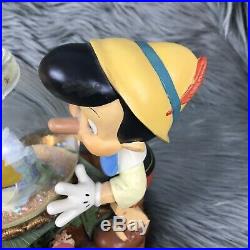 Disney Pinocchio Toyland Victor Herbert Fishbowl Cleo Figoro Musical Snow Globe