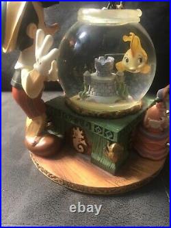 Disney Pinocchio Victor Herbert Fishbowl Cleo Figoro Musical Snow Globe