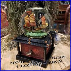 Disney Pirates of the Caribbean Worlds End Musical Light Up Snow Globe